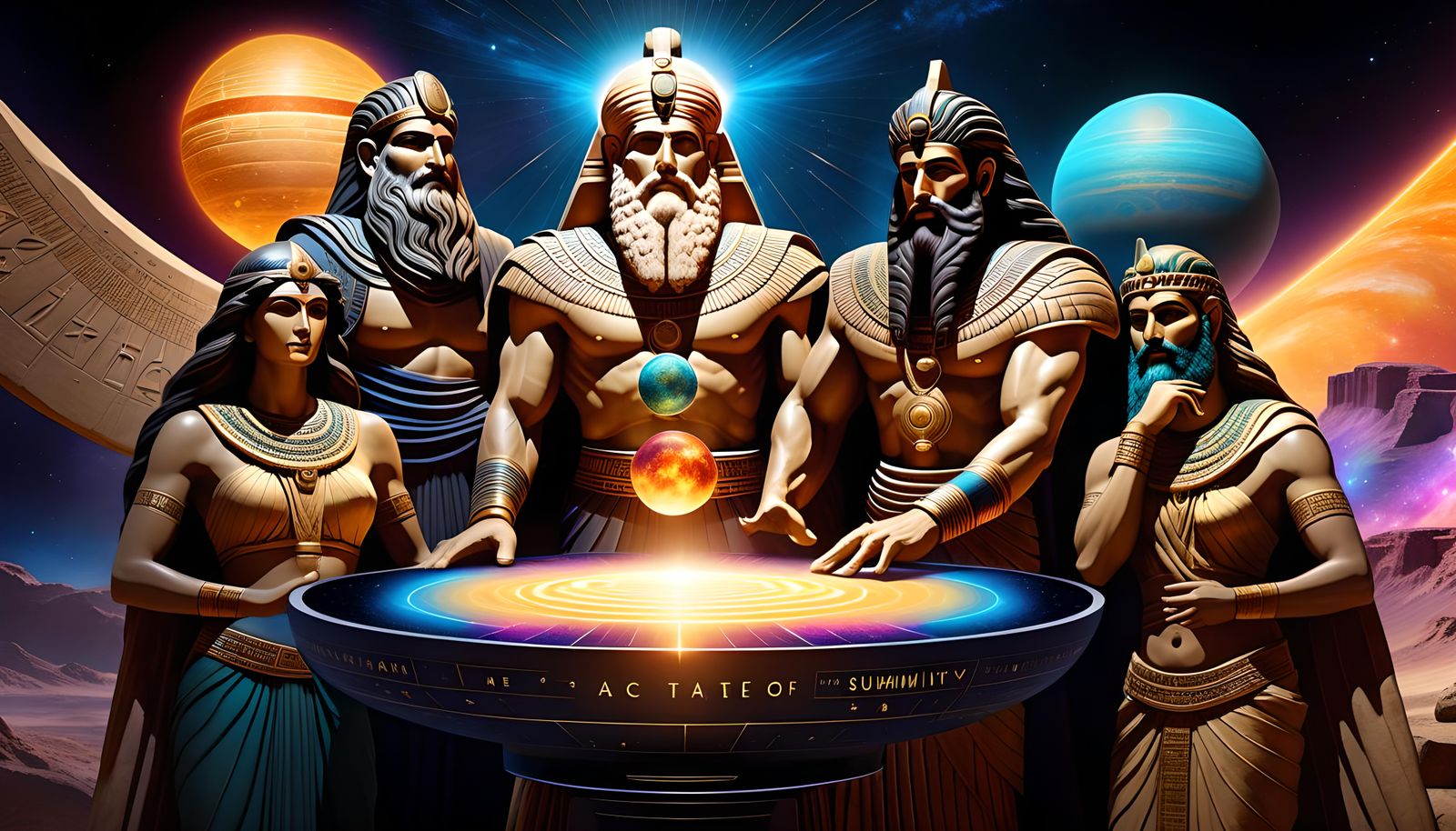 The Deities of Ancient Sumerians; Akkadians, Assyrians and B...