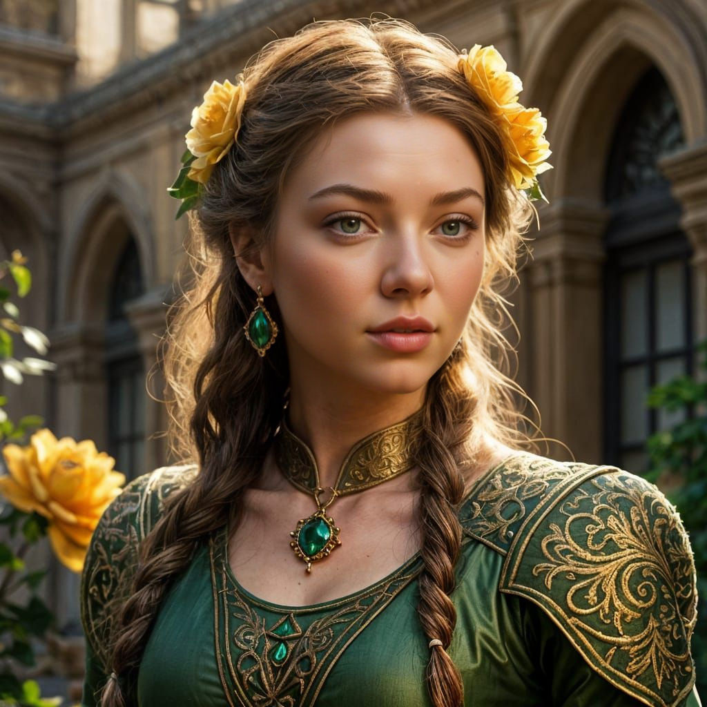 Margaery Tyrell in Shimmering Silk, Kinuko Craft Style