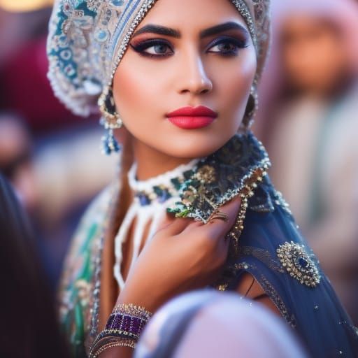 Hyperrealistic Portrait of a Beautiful Woman