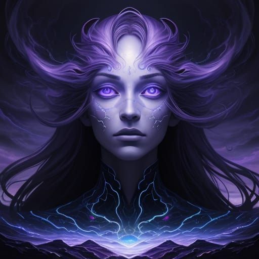 Dreamlike Portrait in Surrealist Oil Painting Style