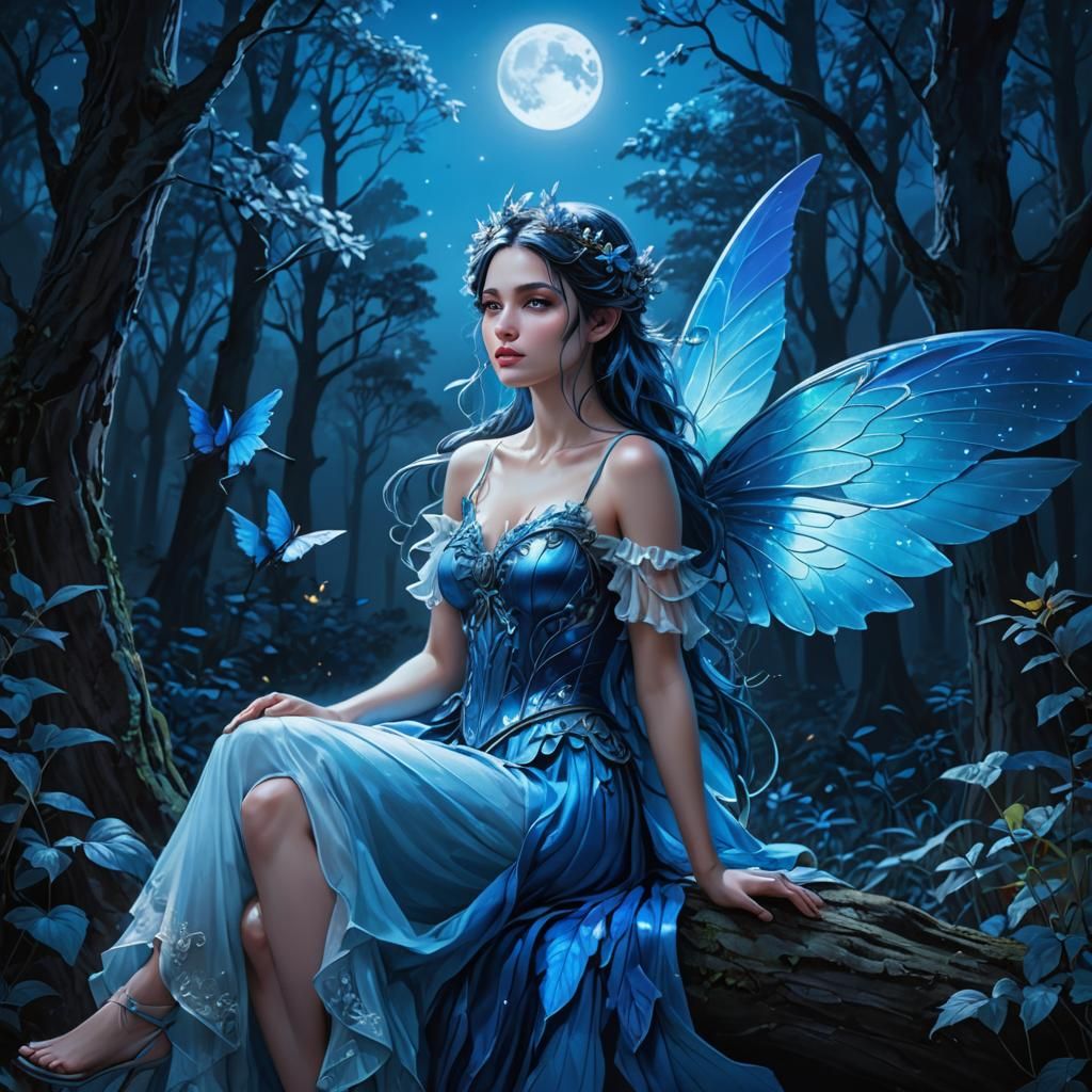 Midnight Magic: The Enchanting Tale of Julia, the Blue-Winge...