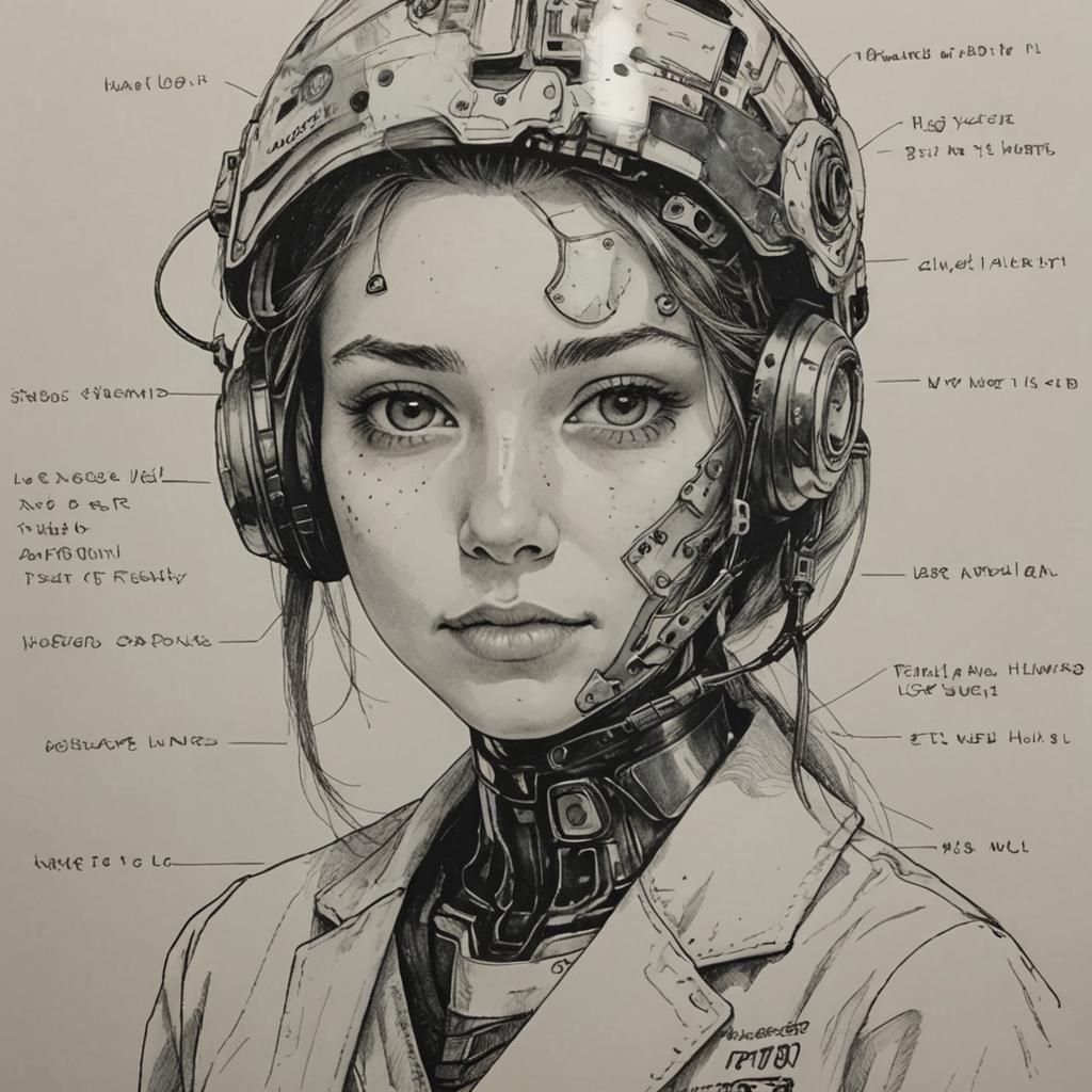 Freckled Girl in Helmet with Grizzly Bear Stickers