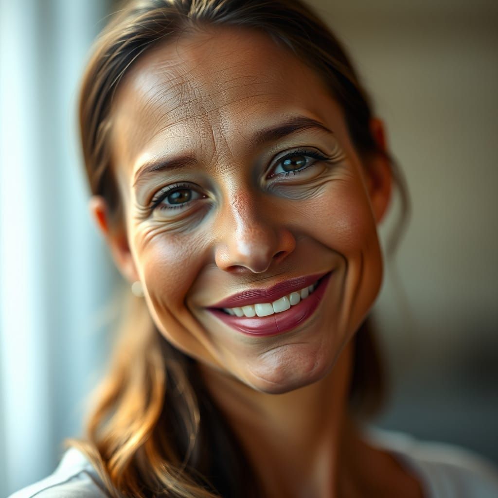 Gentle Portrait in Photography Style