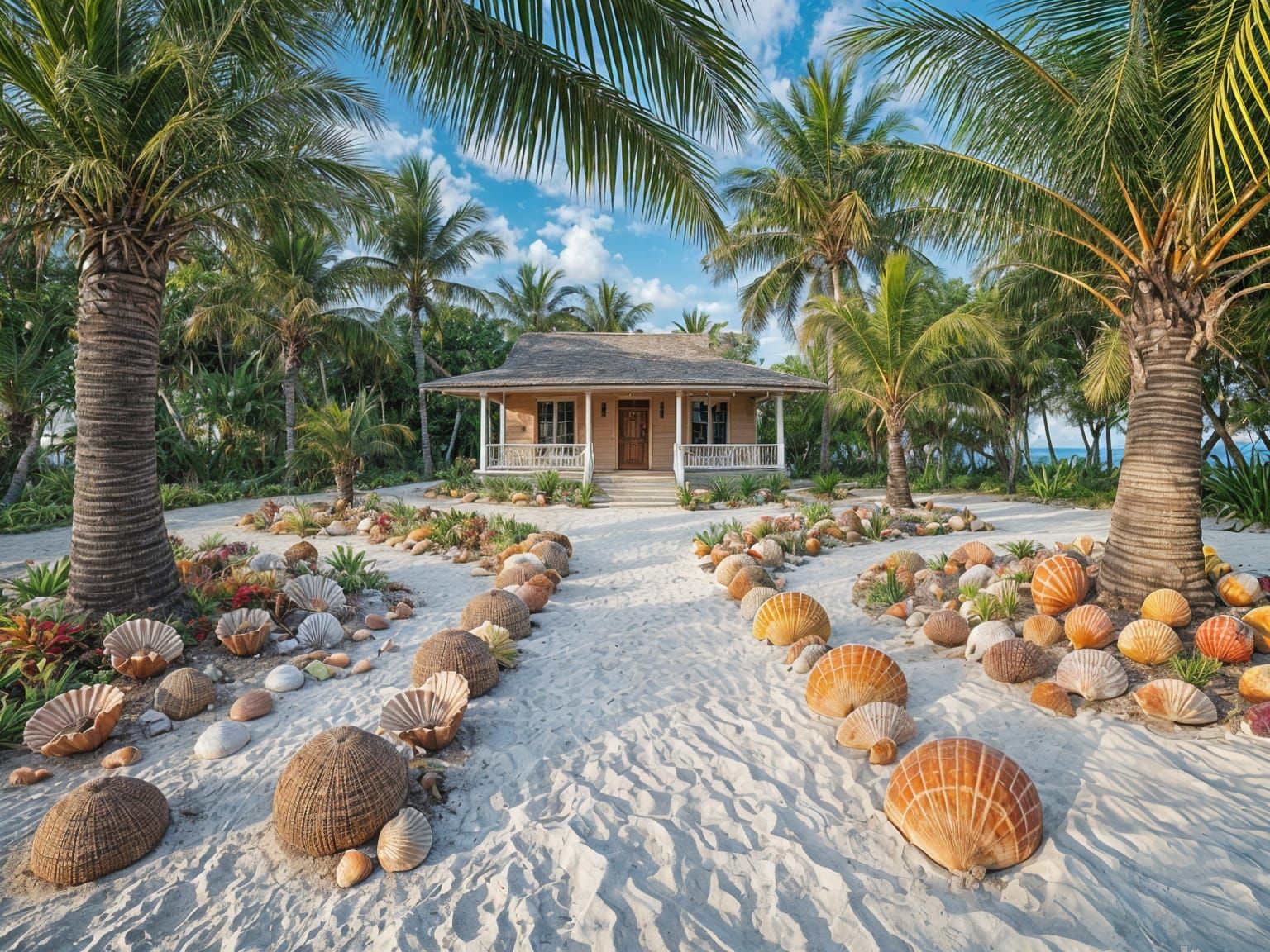 Tropical Paradise on Sand Island in the Torres Straits