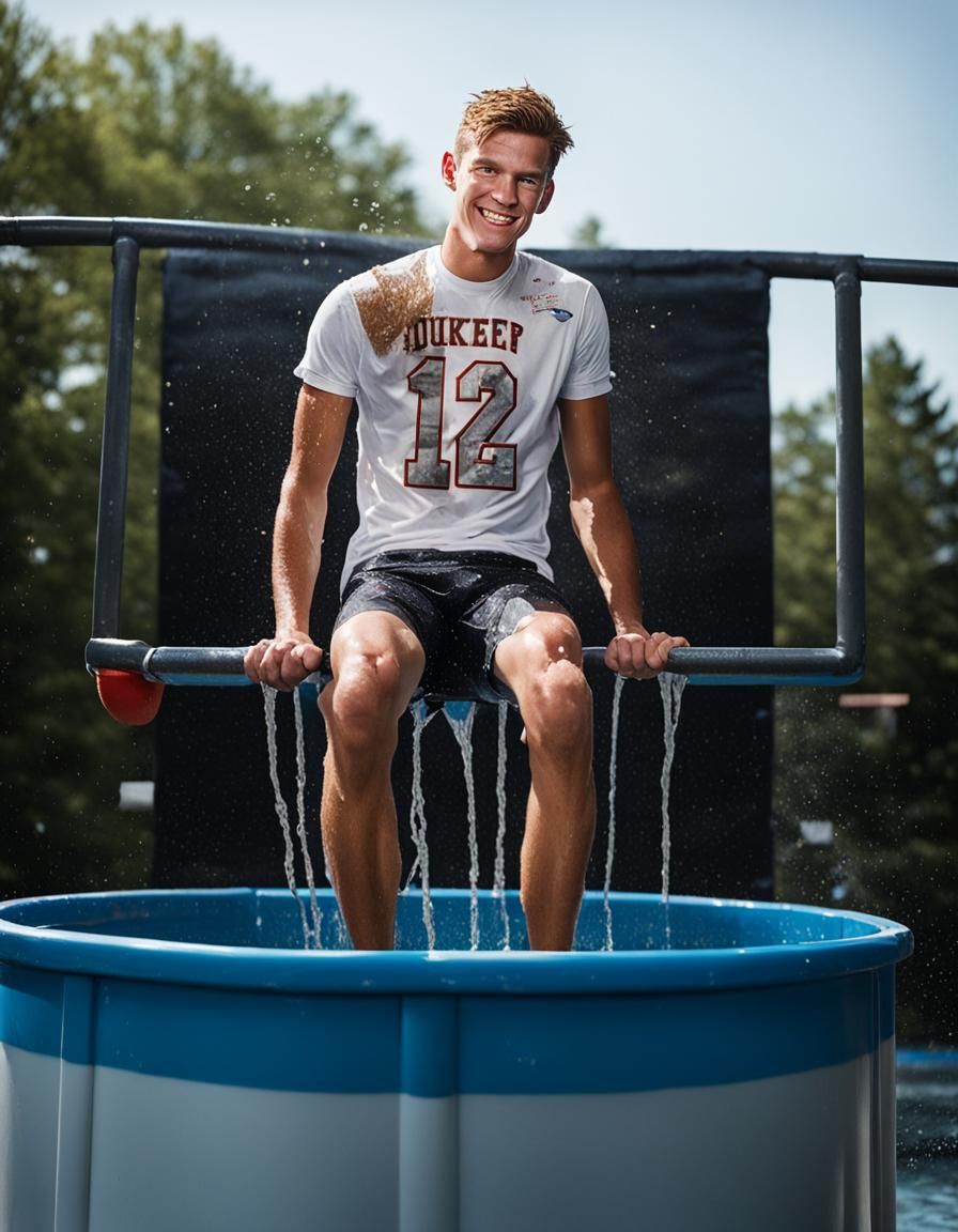 Fraternity Brothers Dunk Tank Portrait
