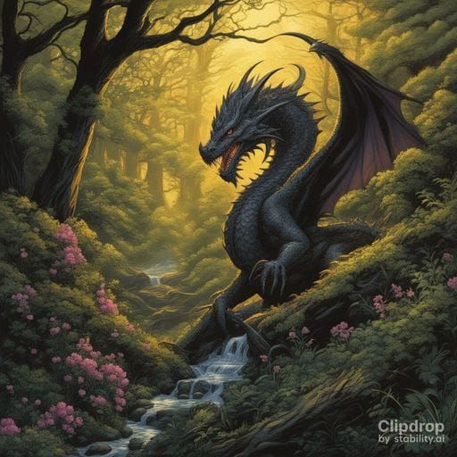 Mystical Warden Protecting Ancient Woodlands