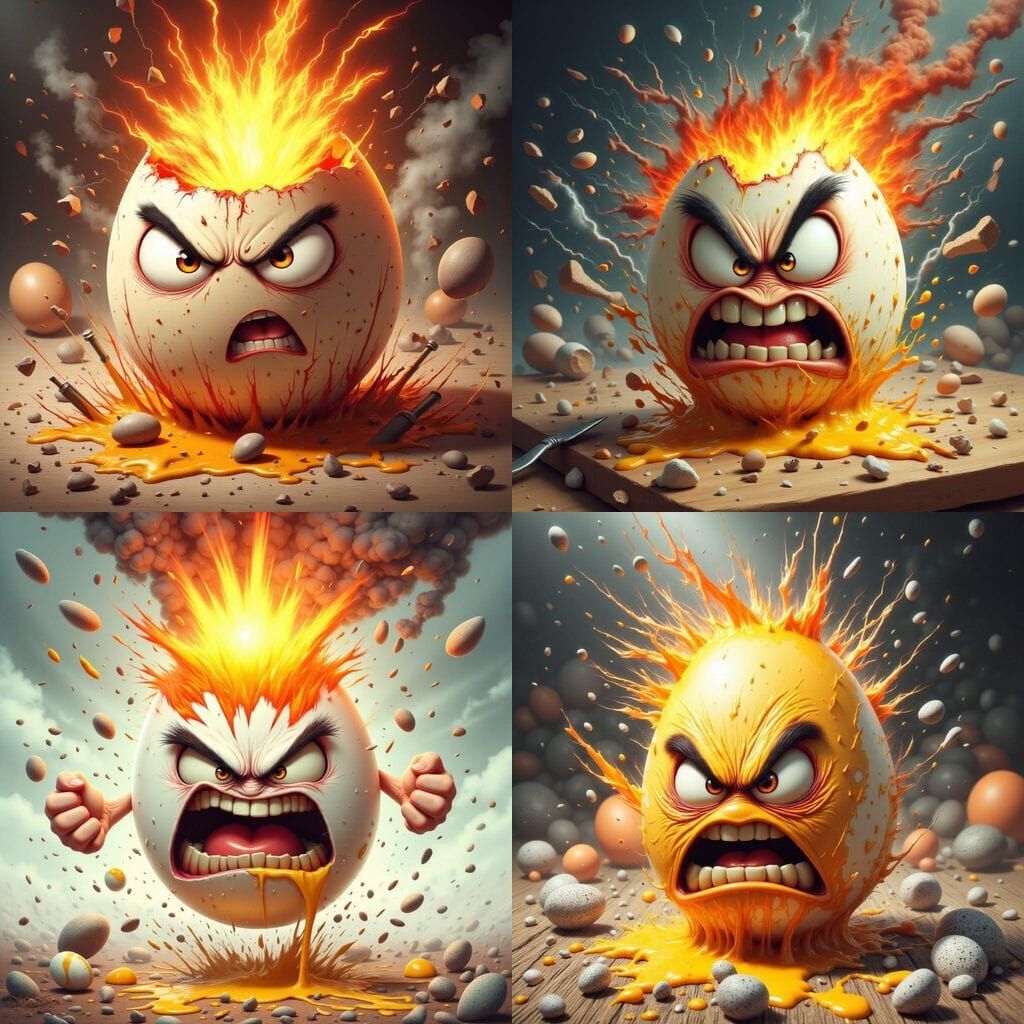 Egg of Fury: Volcanic Avenger Scatters Yolk