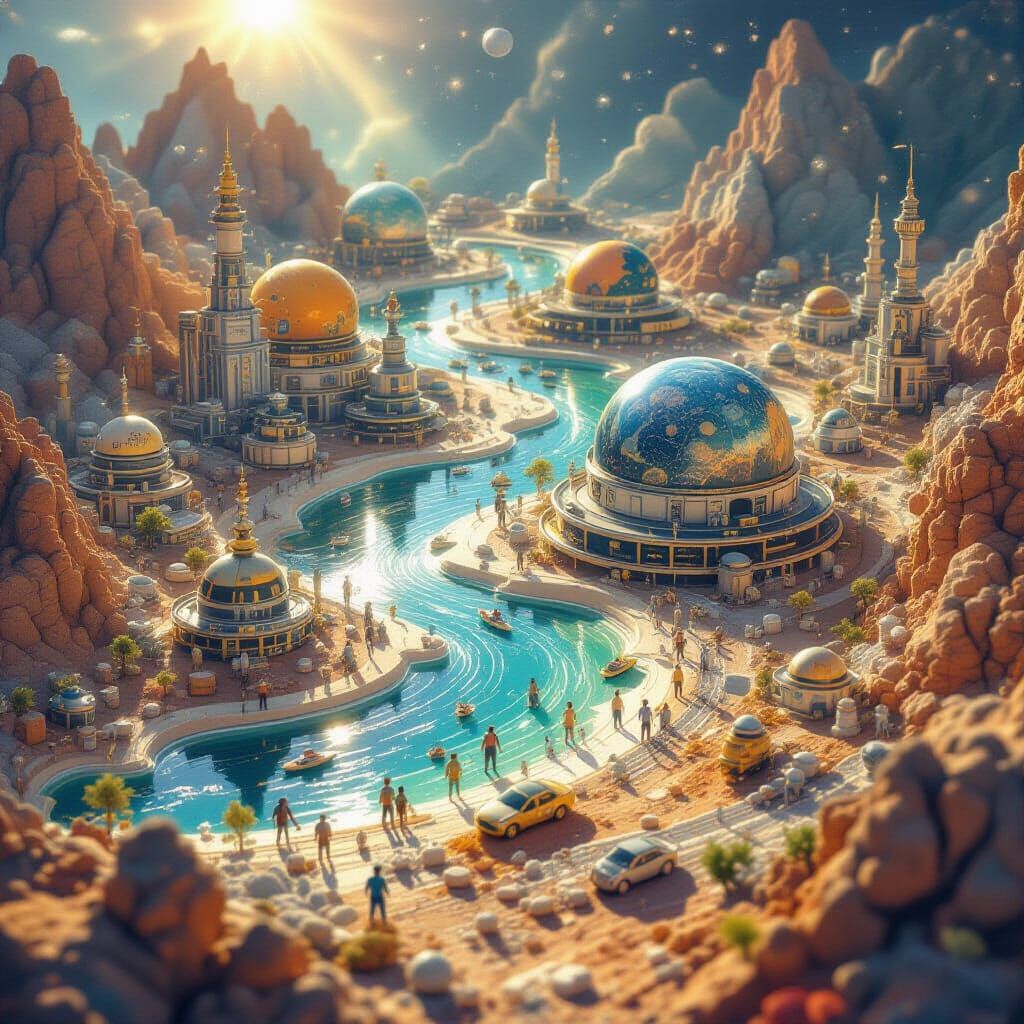 Miniature Worlds in Alien Solar System