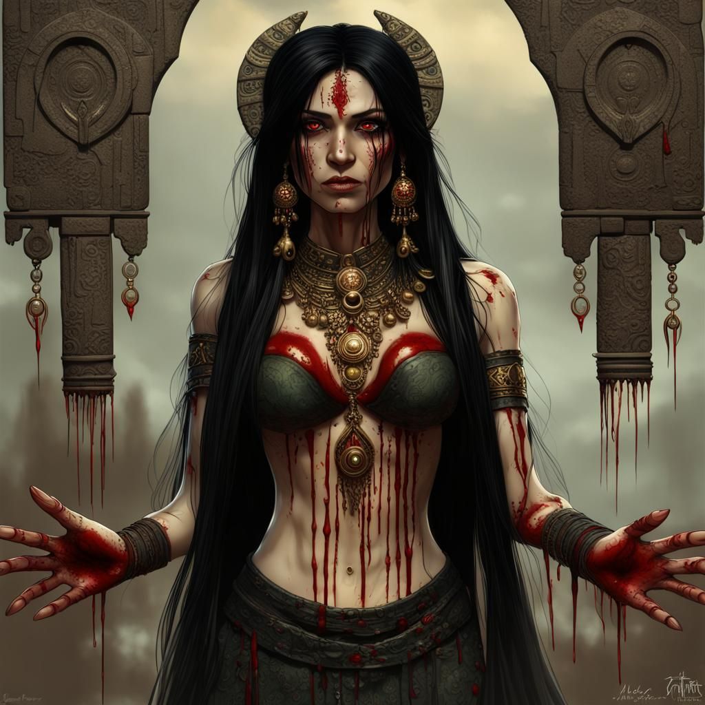 Xquic, Mayan Goddess of Blood