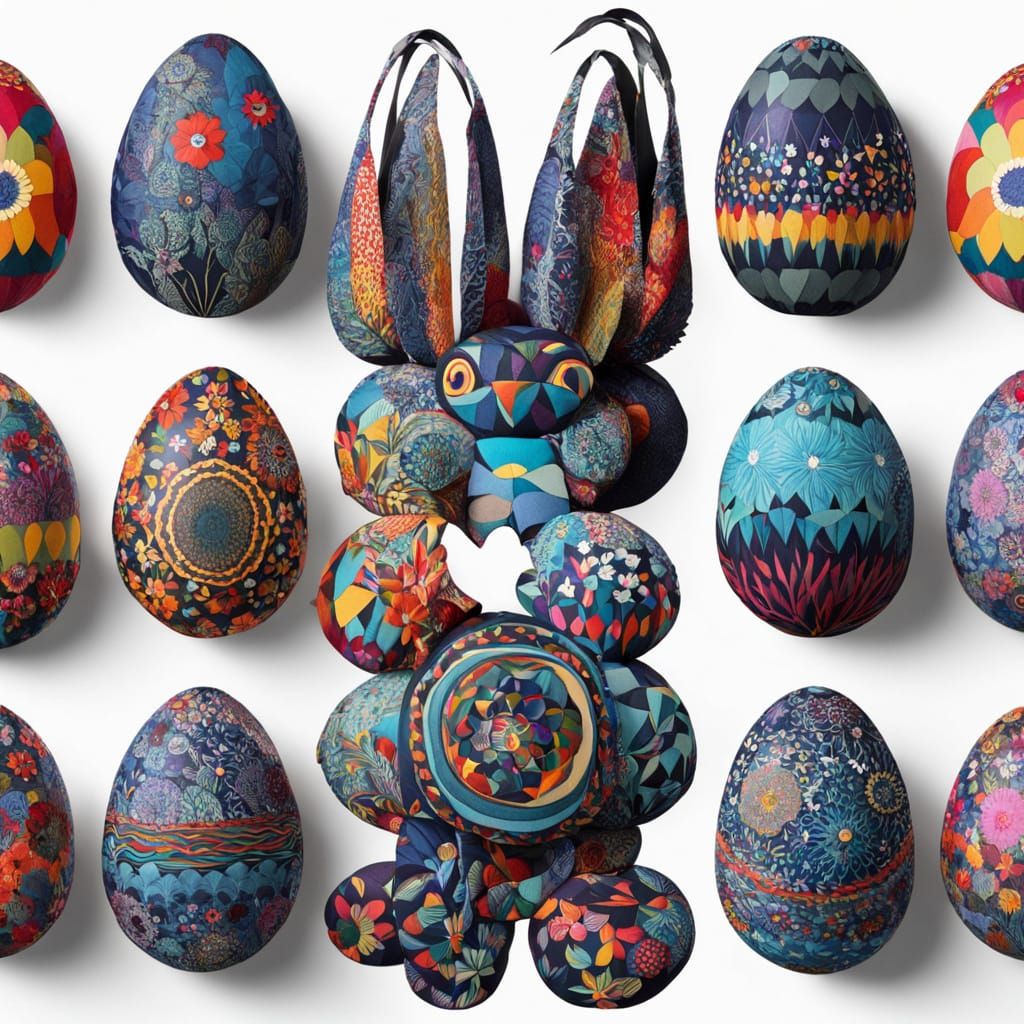 Dreamlike Encounter: White Rabbit and Vibrant Forest