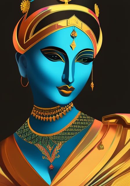 Indian Culture: Five Women in Holographic Digital Art