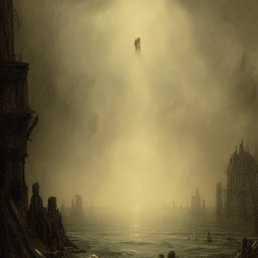 Anna Kendrick Horror Art: Doré and Rutkowski Style