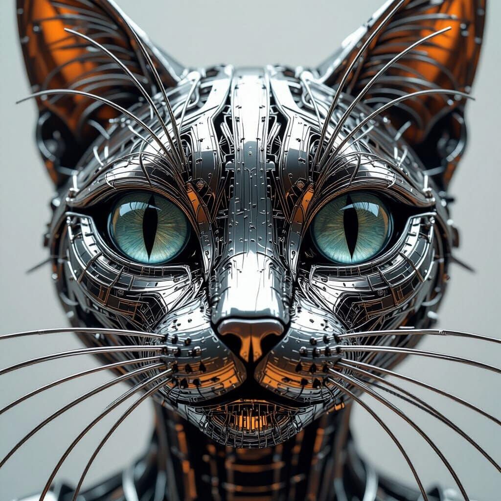 wire and twisted cat