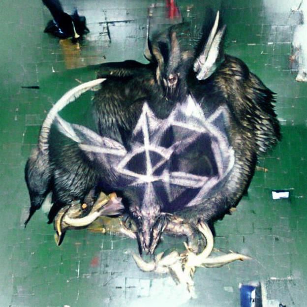 AI Image of Baphomet Sigil and Ritual