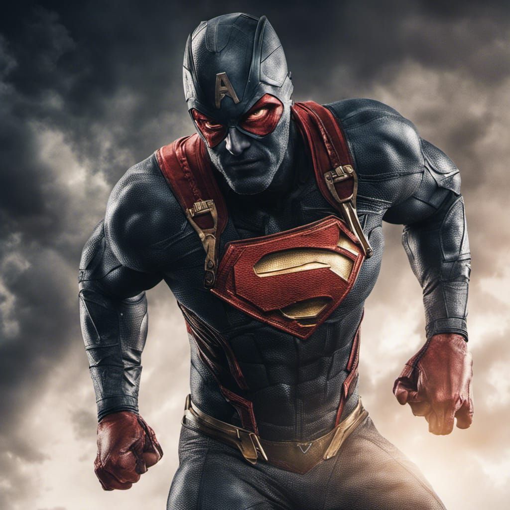 Hyperrealistic Superhero Portrait in High Definition