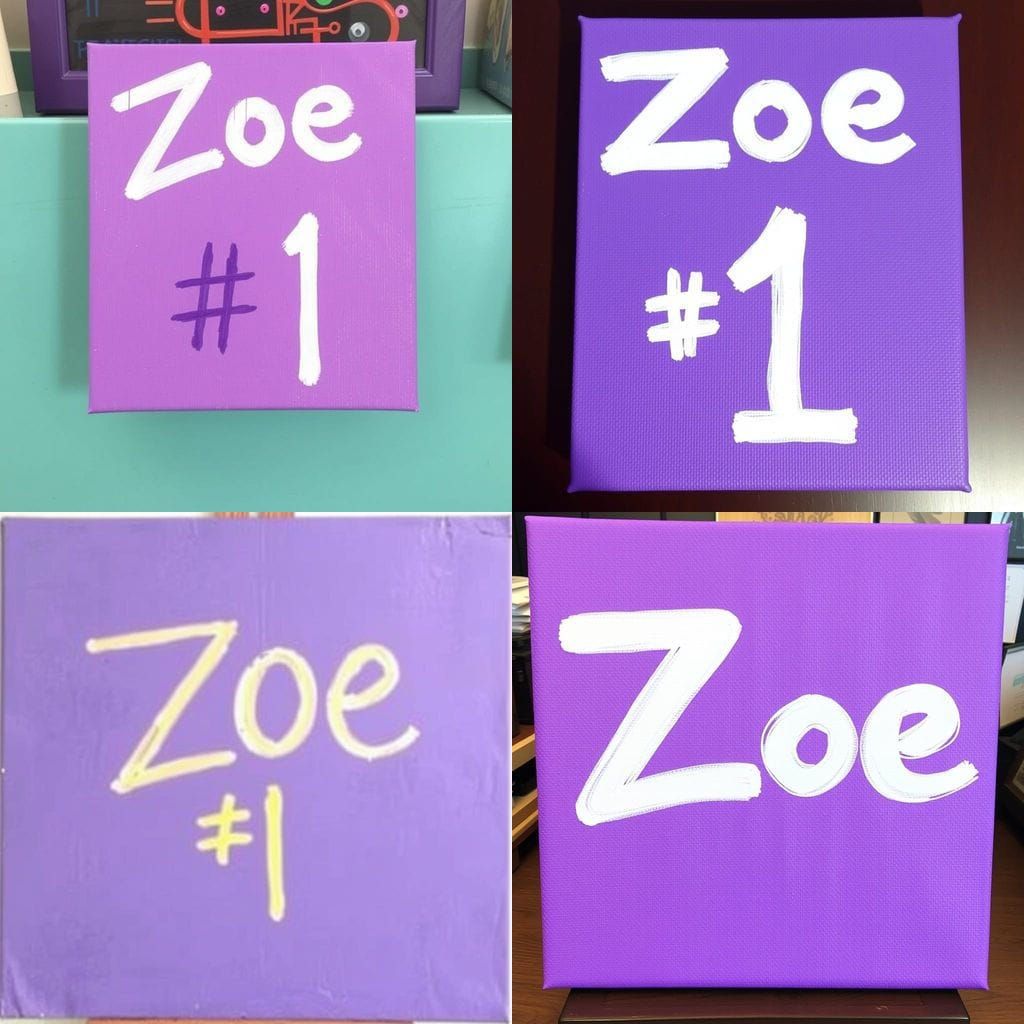 Surreal Artist's Studio with Zoe's Signature