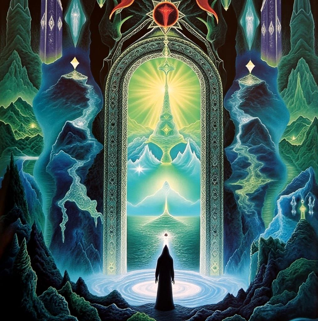 Ethereal Gate to a Dark Fantasy Realm