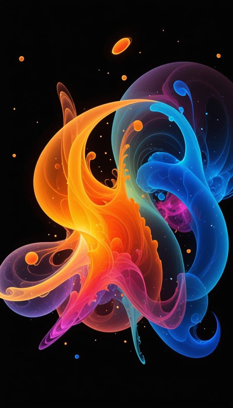 Vibrant Mandelbrot Fractal Vortex in 3D