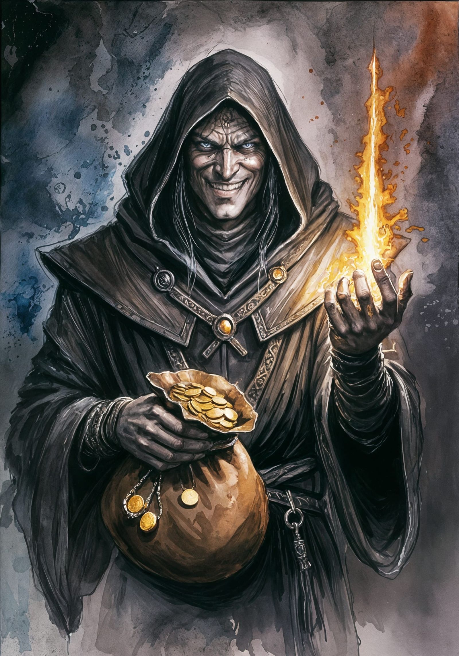 Enigmatic Magus Unleashes Dark Magic