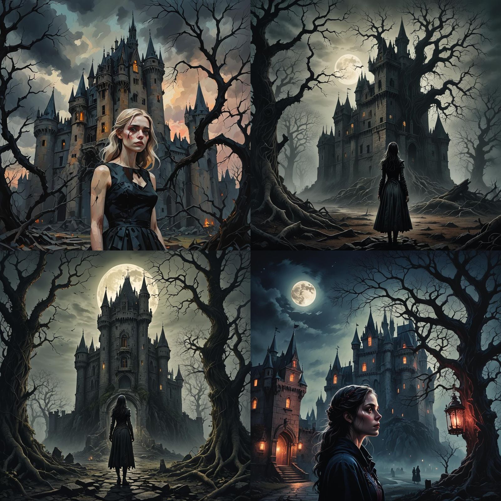 Scary Girl Awaits at Cursed Castle