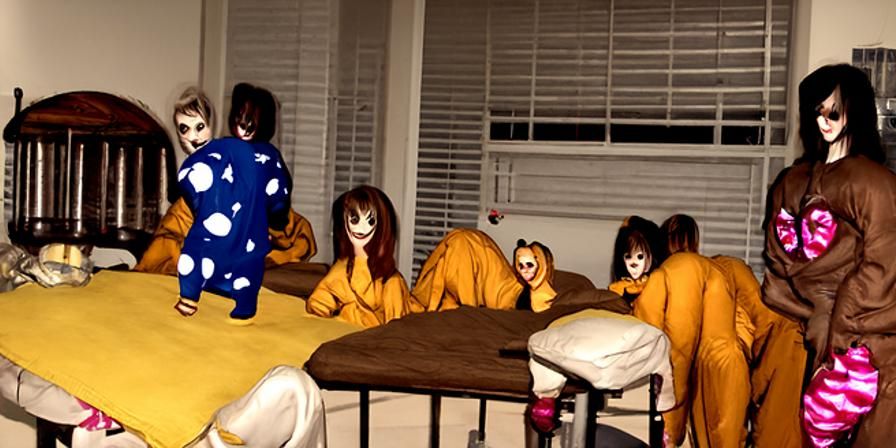 Eerie Pajama Party Scene