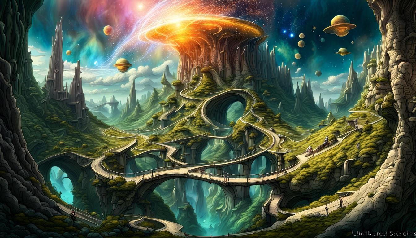 Distorted Reality in a Magical Fantasy Realm