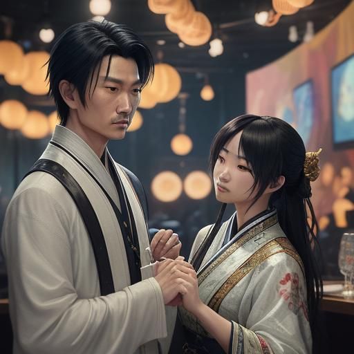 Kongming Reborn in Tokyo: Hyperdetailed Concept Art