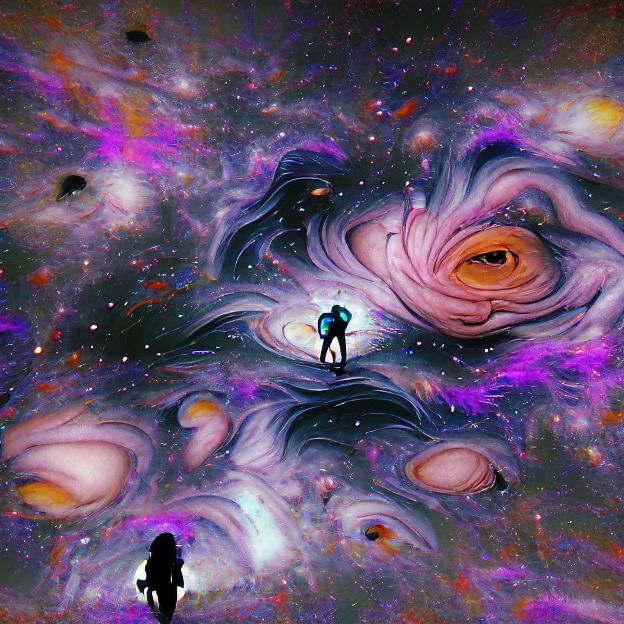 Cosmic Nebula and Distant Galaxies
