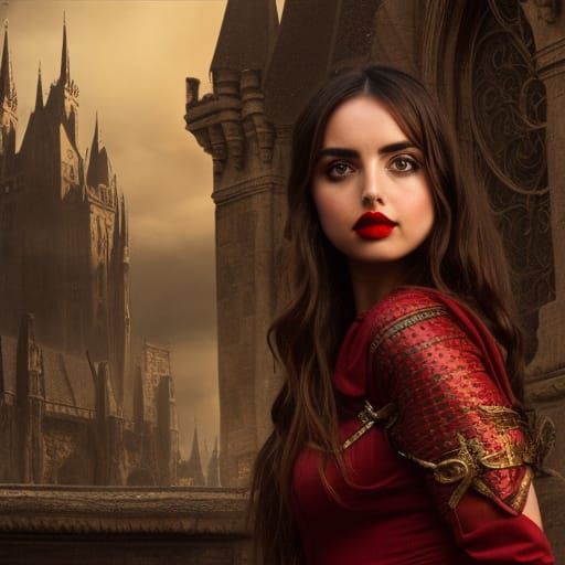 Ana de Armas as Enchantress in Alchemy Style