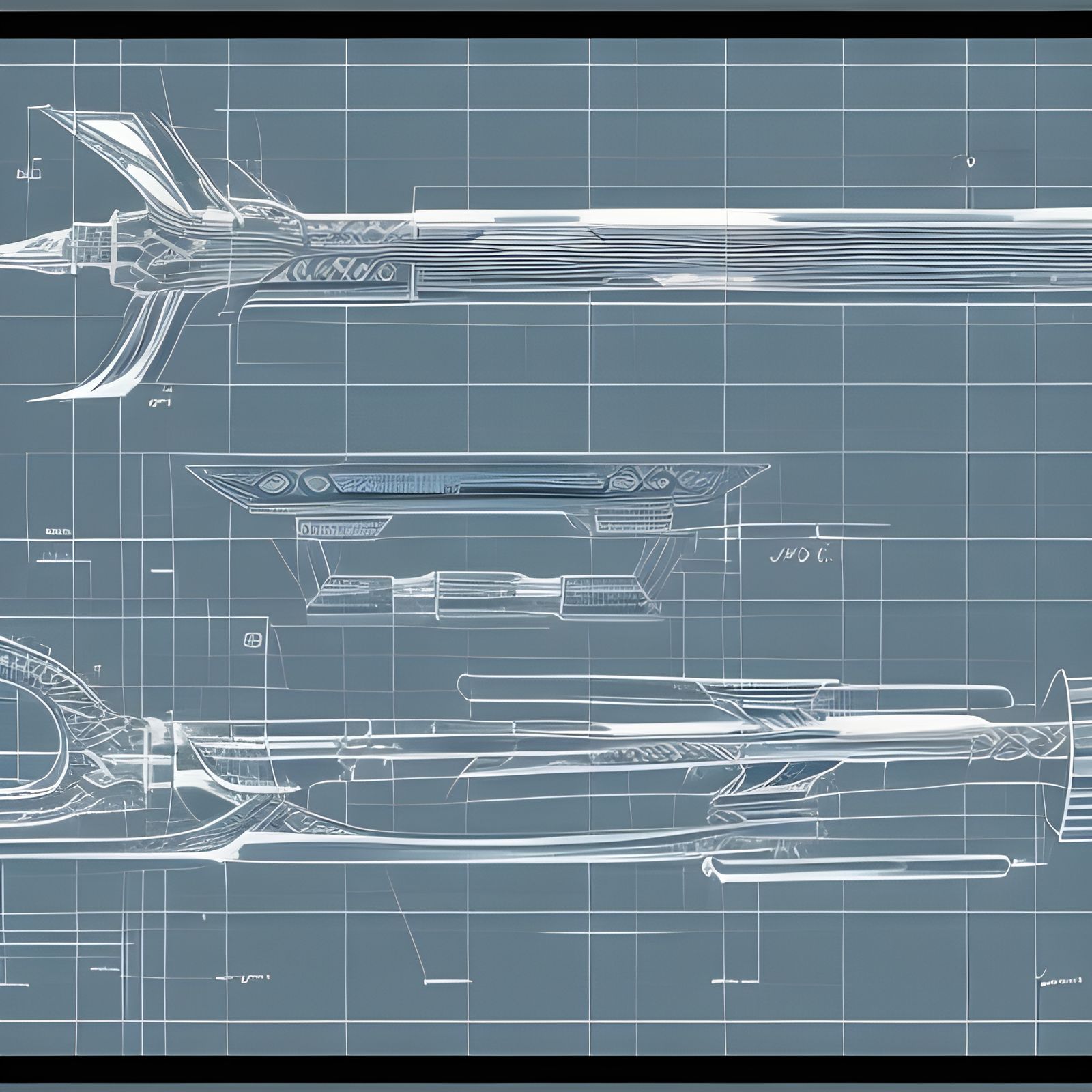 Futuristic Bo Staff Blueprint: Ultimate Weapon Design