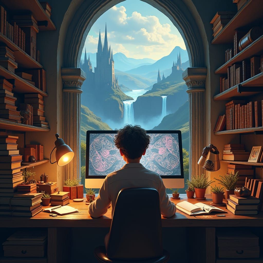 Mystical Student's Notion Dashboard: A Fantasy Concept