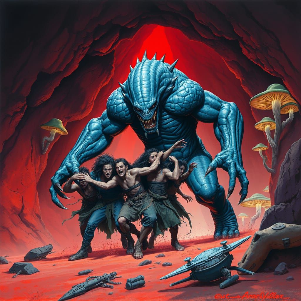 Alien Troll Abduction in Ancient Cave