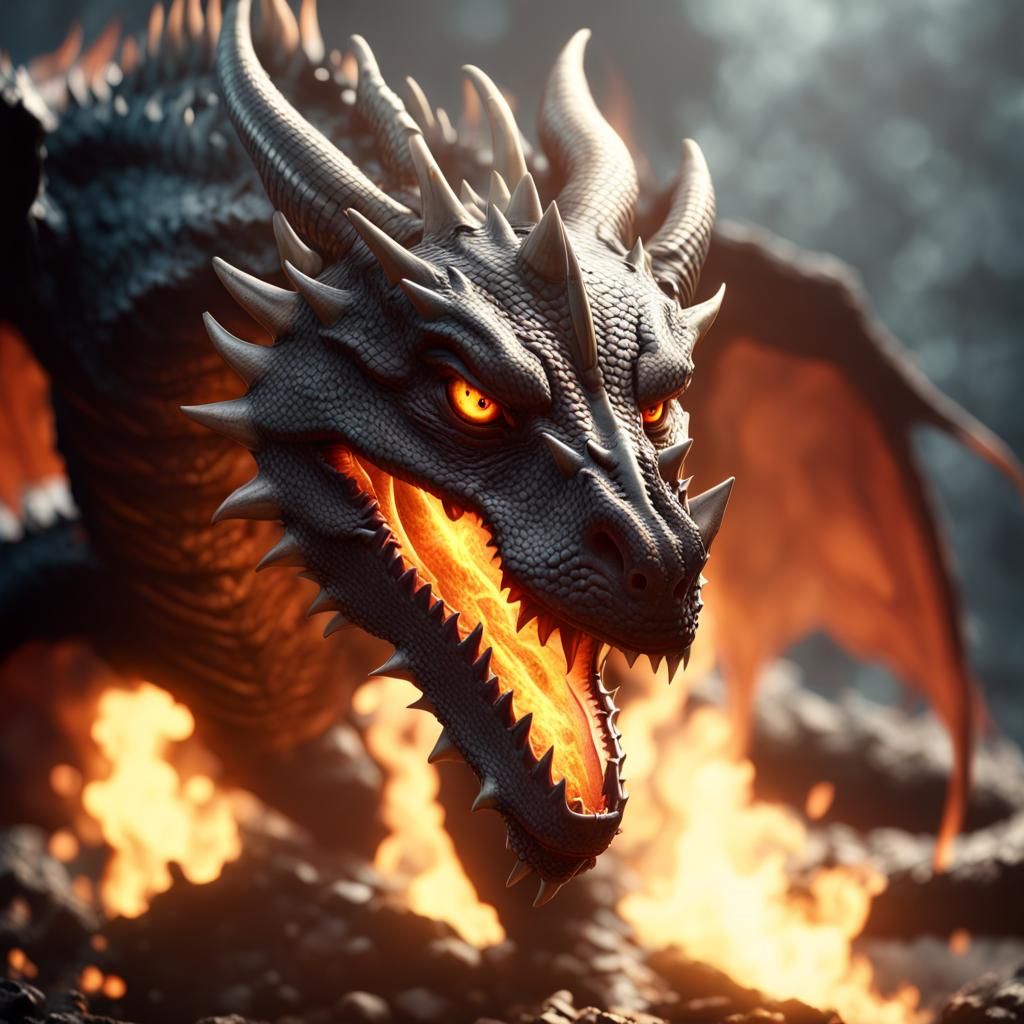 Dragon Breath: Epic 3D Game Cinematic Graphics