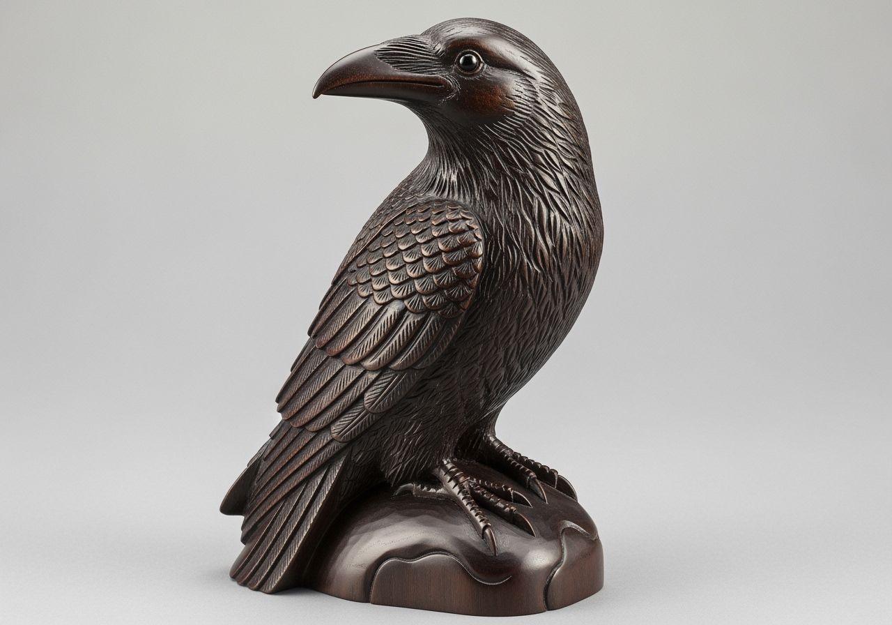 Wooden Raven 2