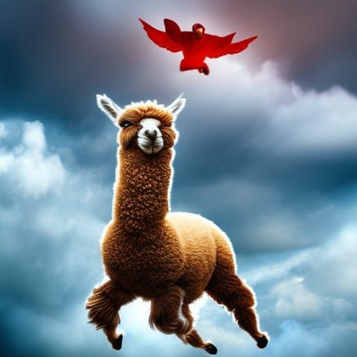 Alpaca superhero