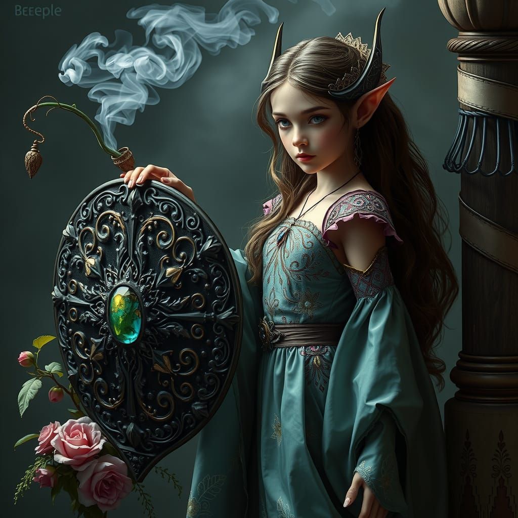 Serene Strength in a Gritty, Baroque Fantasy