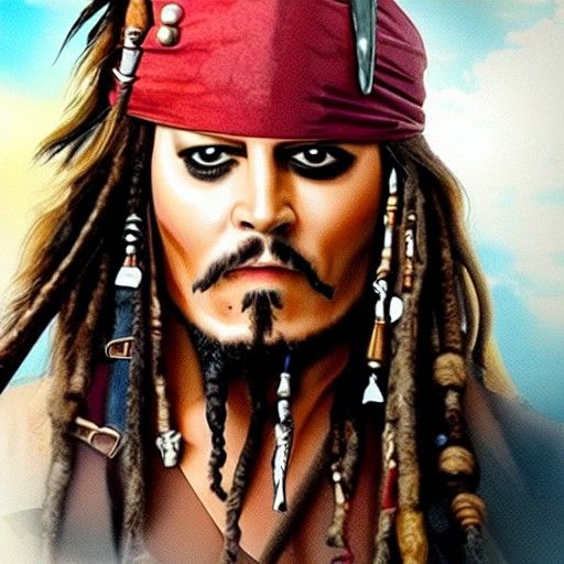 Jack Sparrow in Divine Heavenly Light