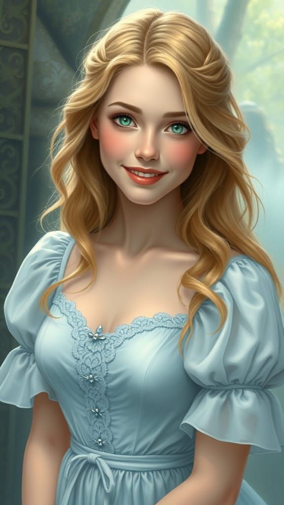 Romantic Victorian Countess in Ethereal Fantasy World