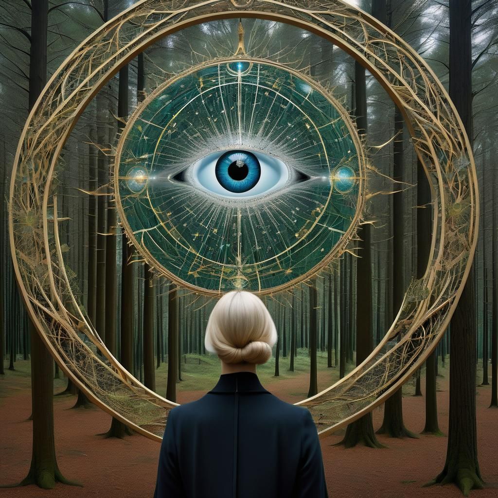 Surreal Infinite Consciousness Dreamscape in Octane Render