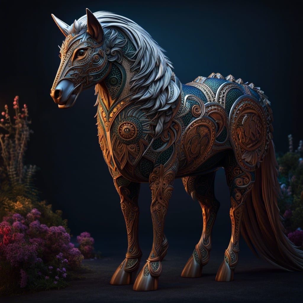 Fantasy Hybrid Creature Concept Art