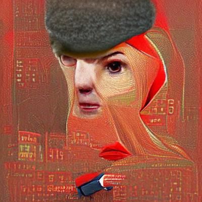 Image of a Russian Spy in a Dark Alley