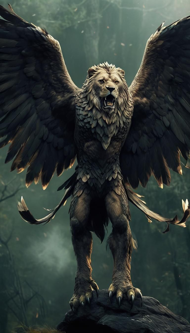 Lion and Eagle Hybrid Beast
