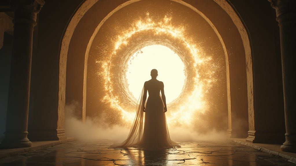 Mythic Liberation in Cinematic Lighting