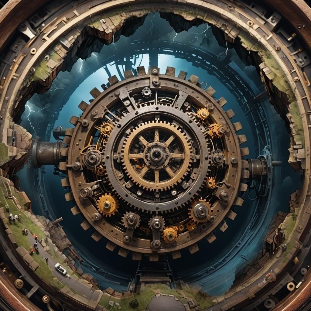 Complex Machine Sphere in Dusty Attic