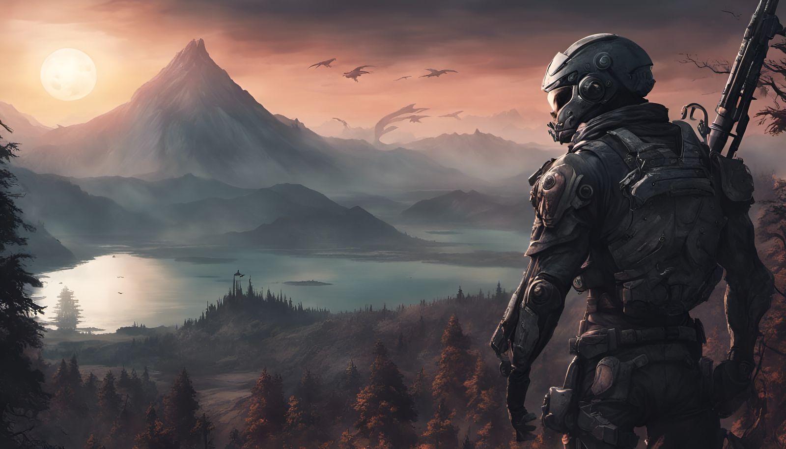 Sci-Fi War Hero Victorious Over Zombie Alien