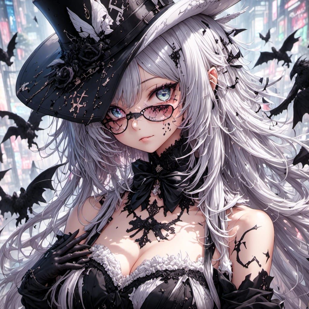 Neko Girl as Plague Doctor Generated with LoRA