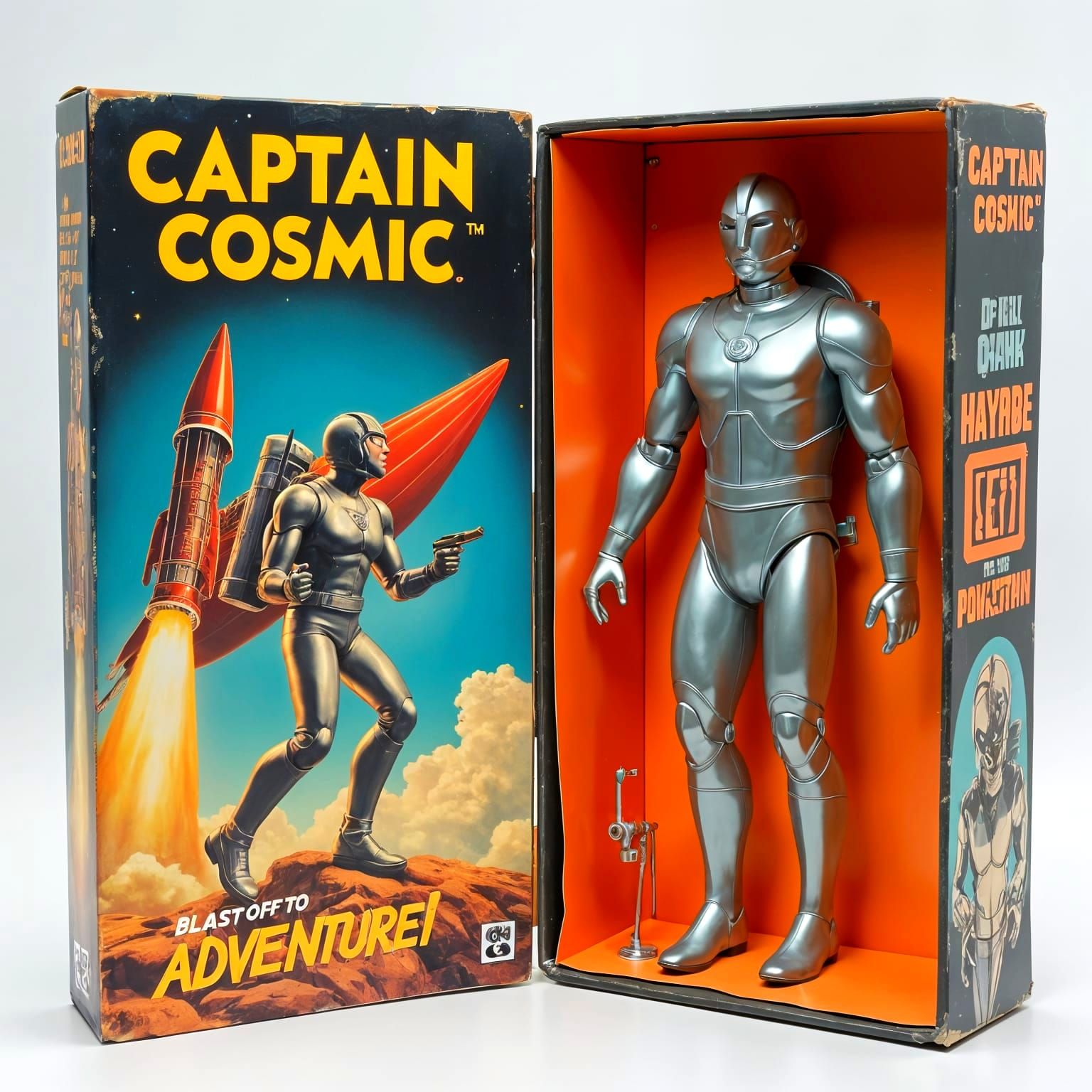 Captain Cosmic Action Figure Box