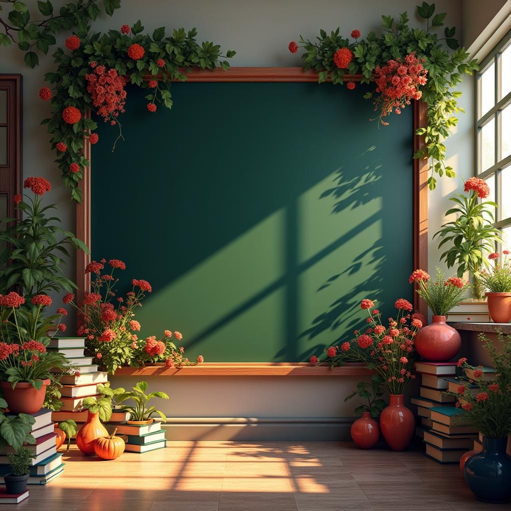 Elegant Teacher's Day Blackboard Landscape in Unreal Engine ...