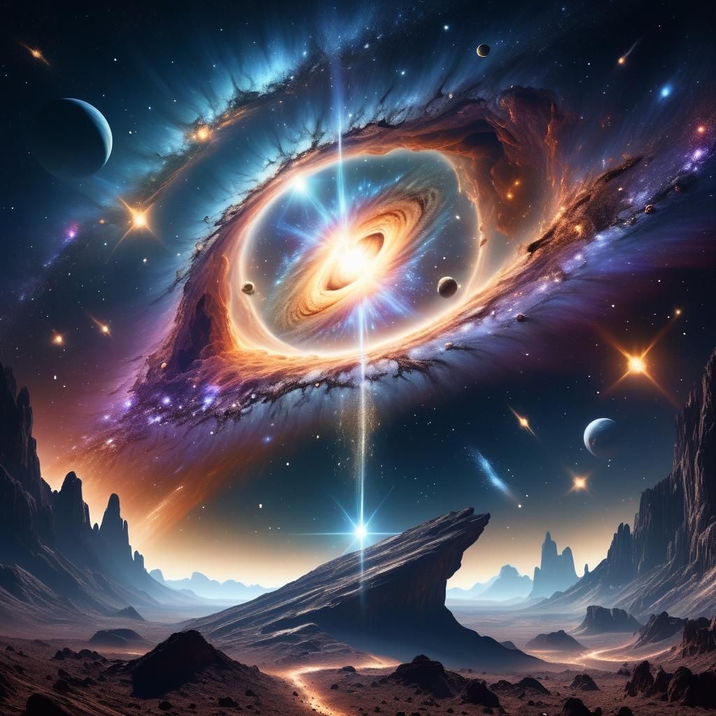 Epic Space Tear with Astral Dust