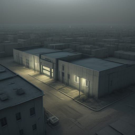 Secret Compound in Ukraine: Concept Art with Blueprints